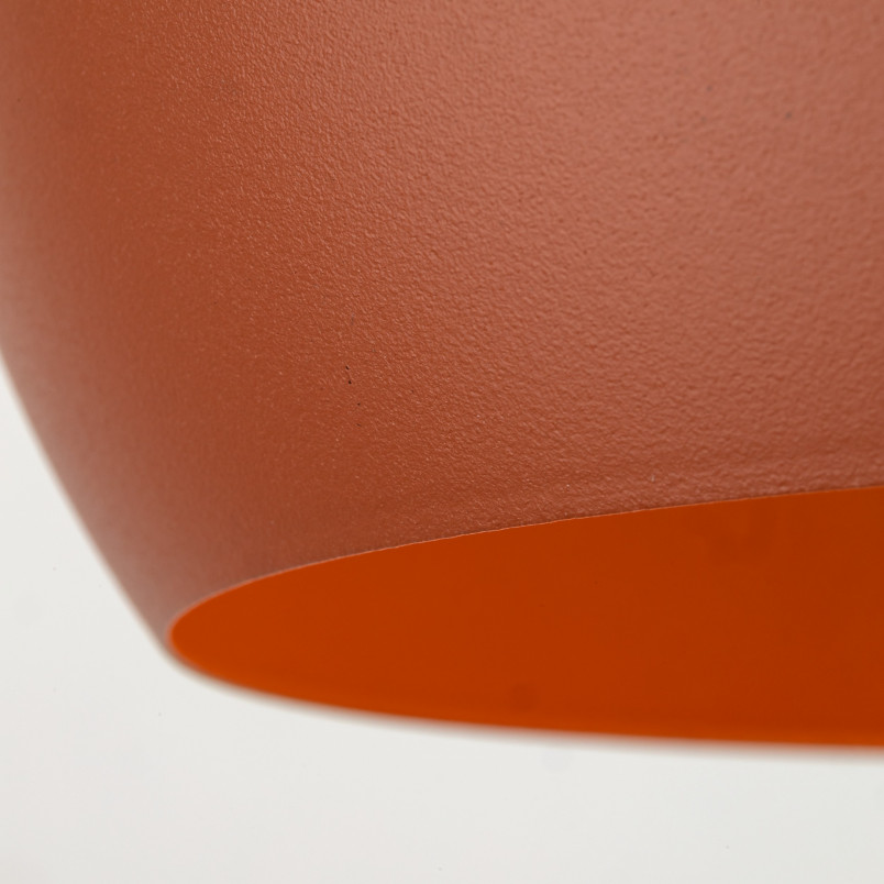 Lampa wisząca kula metalowa Zoe 17cm ceglana TK Lighting