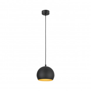 Lampa wisząca kula metalowa Zoe 17cm czarna TK Lighting