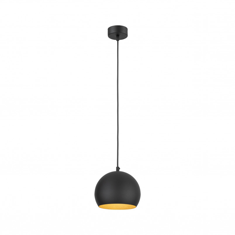 Lampa wisząca kula metalowa Zoe 17cm czarna TK Lighting