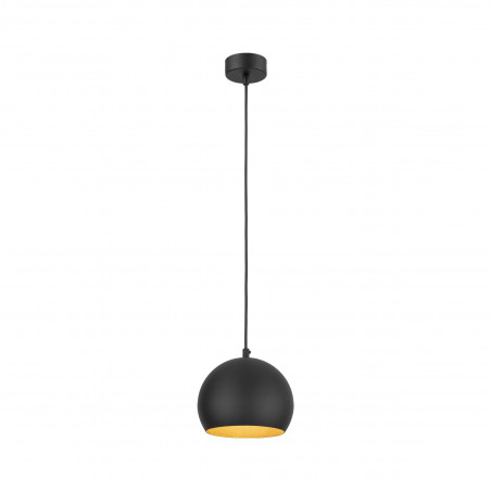 Lampa wisząca kula metalowa Zoe 17cm czarna TK Lighting