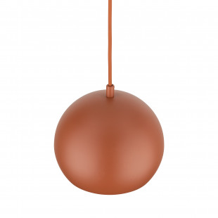 Lampa wisząca kula metalowa Zoe 17cm ceglana TK Lighting