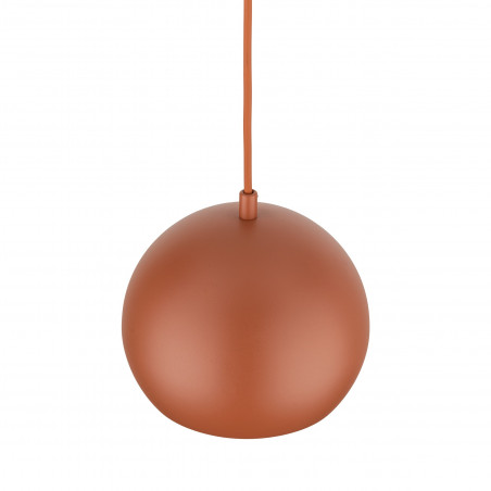 Lampa wisząca kula metalowa Zoe 17cm ceglana TK Lighting