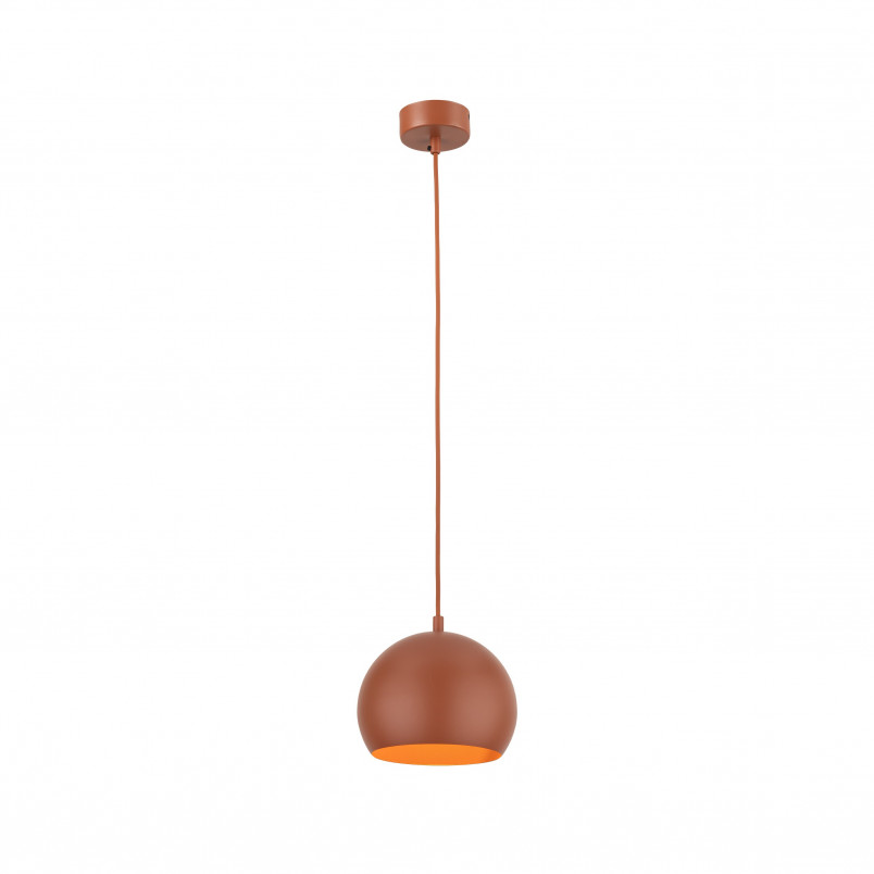 Lampa wisząca kula metalowa Zoe 17cm ceglana TK Lighting