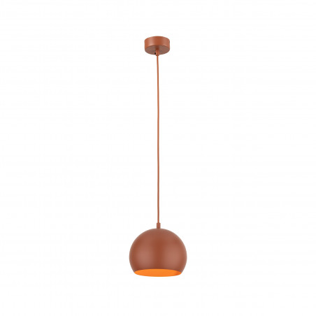 Lampa wisząca kula metalowa Zoe 17cm ceglana TK Lighting