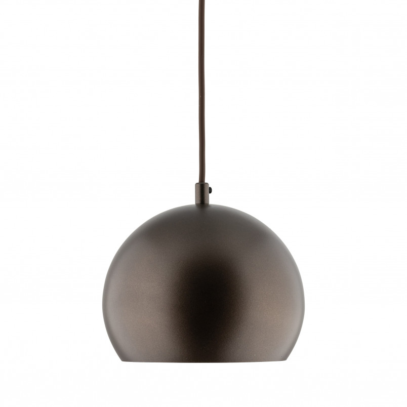Lampa wisząca kula metalowa Zoe 17cm brązowa TK Lighting