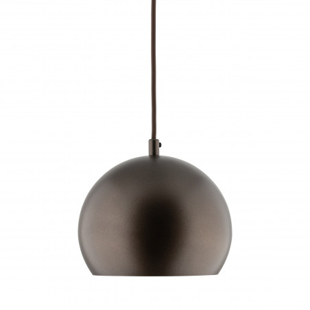 Lampa wisząca kula metalowa Zoe 17cm brązowa TK Lighting