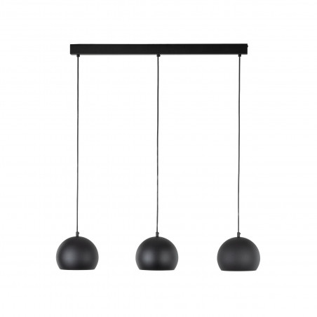 Lampa wisząca kule metalowe na listwie Zoe 81cm czarna TK Lighting