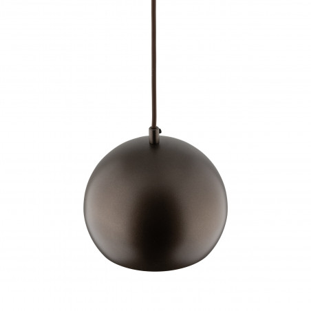 Lampa wisząca kula metalowa Zoe 17cm brązowa TK Lighting