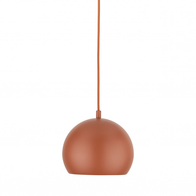 Lampa wisząca kula metalowa Zoe 17cm ceglana TK Lighting