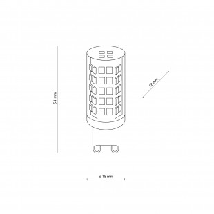 Żarówka G9 LED 3000K 4W 547 lm TK Lighting