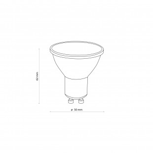 Żarówka GU10 LED 5cm 5W 3000K biała TK Lighting