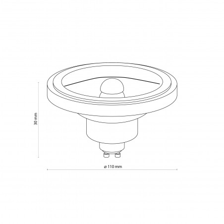 Żarówka LED ES111 GU10 11W 4000K 11,1cm TK Lighting