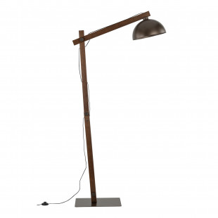 Lampa podłogowa loft Oslo 180cm brąz / orzech TK Lighting