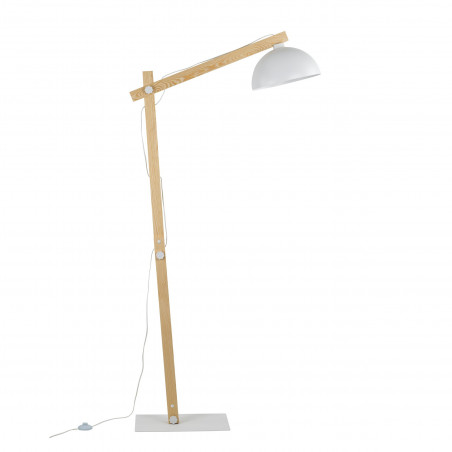 Lampa podłogowa skandynawska Oslo 180cm biały / sosna TK Lighting