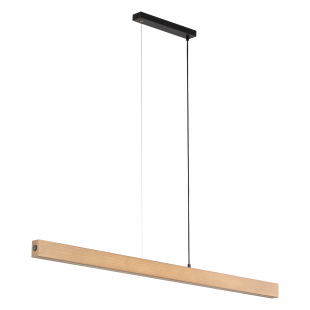 Lampa drewniana wisząca Teo LED 126cm sosna TK Lighting