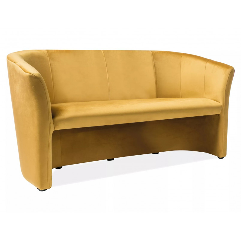 Sofa 3-osobowa welurowa TM-3 Velvet 160cm curry Signal