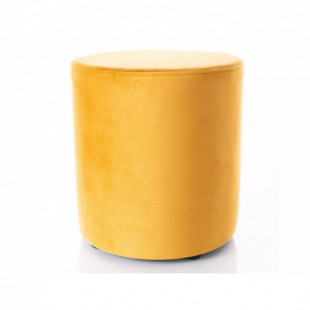 Pufa okrągła welurowa Doti B Velvet 38cm curry Signal