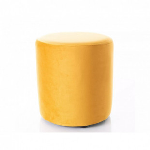 Pufa okrągła welurowa Doti C Velvet 33cm curry Signal