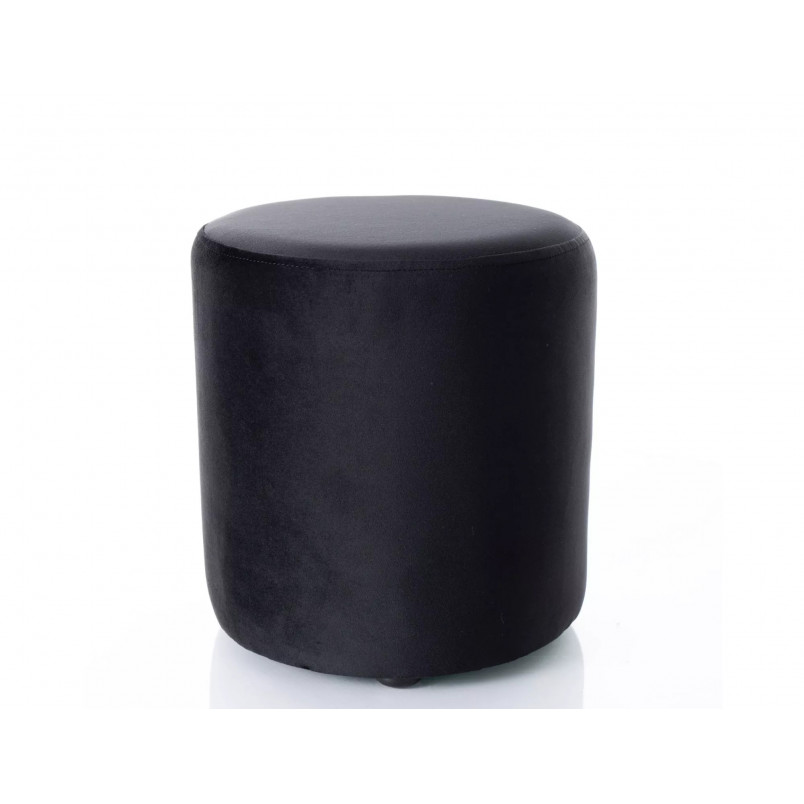Pufa okrągła welurowa Doti C Velvet 33cm czarna Signal