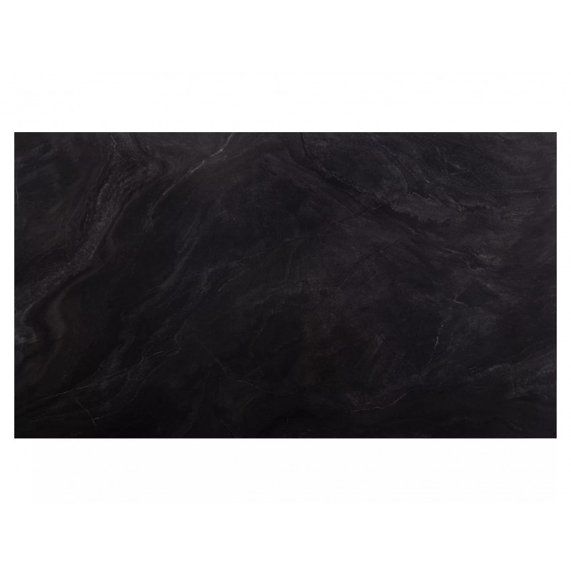 Stół rozkładany z ceramicznym blatem Armando 160-240x90cm czarny mat Signal