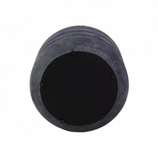 Pufa welurowa ze schowkiem Calvi Velvet 40cm szara Signal