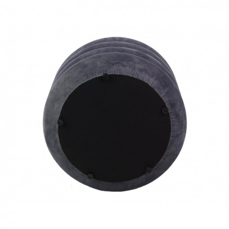 Pufa welurowa ze schowkiem Calvi Velvet 40cm szara Signal