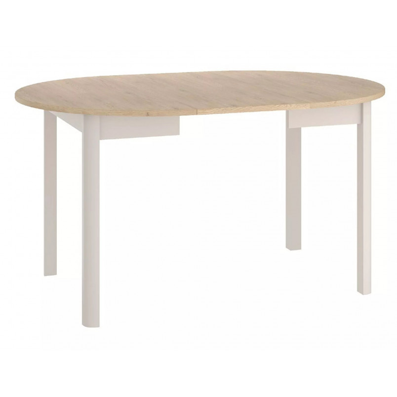 Stół okrągły rozkładany Dante 102-144cm dąb cremona torro / kaszmir Signal