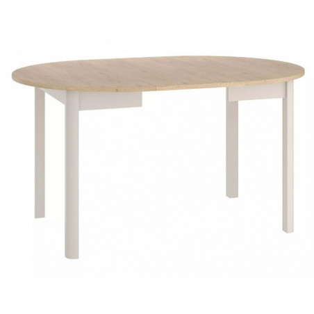 Stół okrągły rozkładany Dante 102-144cm dąb cremona torro / kaszmir Signal