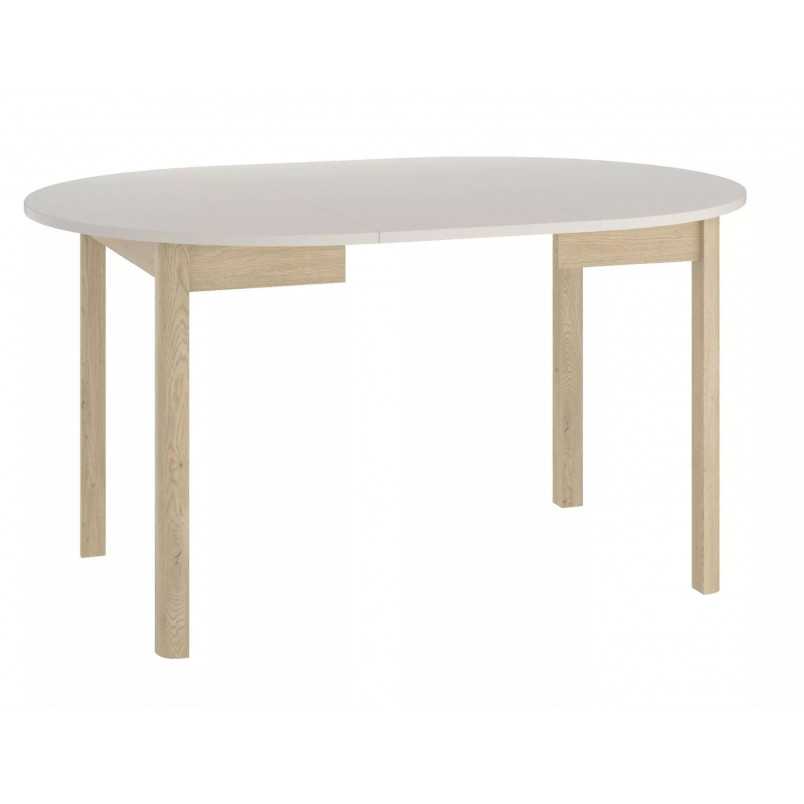 Stół okrągły rozkładany Dante 102-144cm kaszmir / dąb cremona torro Signal