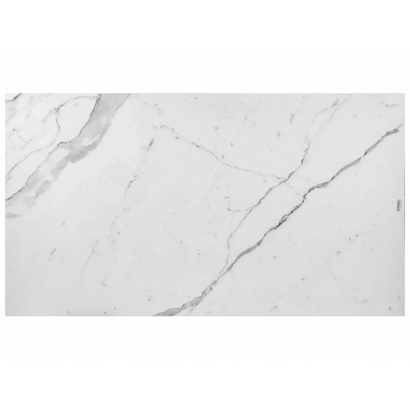 Stół rozkładany nowoczesny Dolce 180-240x95cm biały marmur / dąb Signal