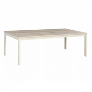 Stolik kawowy prostokątny Frost 120x60cm off white / dąb alpejski Signal