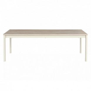 Stolik kawowy prostokątny Frost 120x60cm off white / dąb alpejski Signal