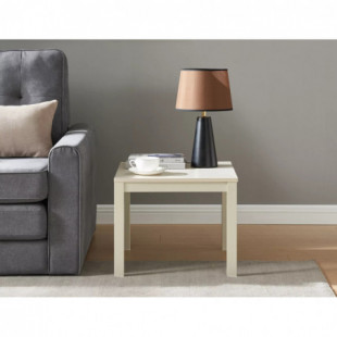 Stolik kawowy kwadratowy Frost 50x50cm off white Signal