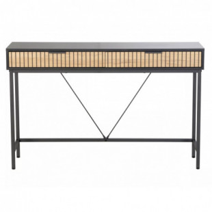 Biurko z 2 szufladami Mago 120x48cm czarny / dąb Signal