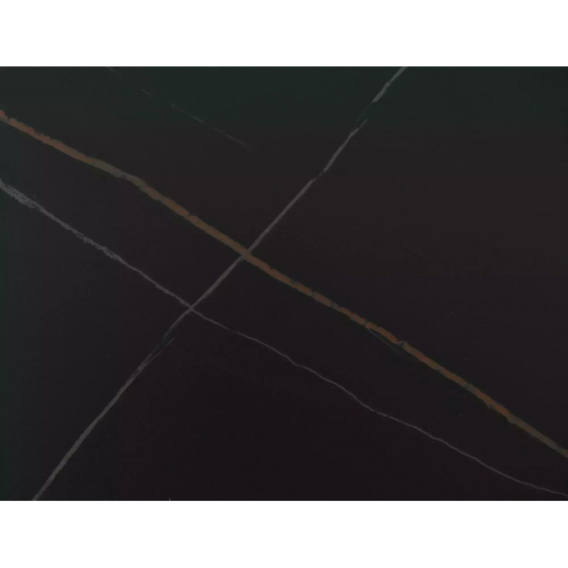 Stół rozkładany na jednej nodze Monaco 160-200x90cm czarny mat / orzech Signal