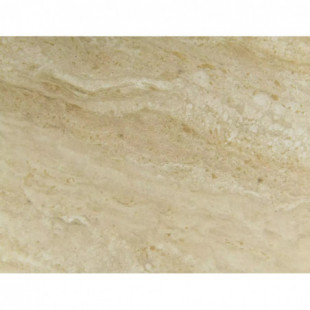 Stół rozkładany na jednej nodze Monaco 160-200x90cm travertine beż mat / dąb Signal