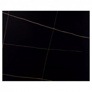 Stół ceramiczny kwadratowy Rion 80x80cm czarny efekt marmuru / czarny Signal