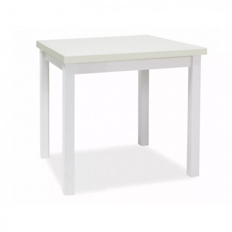 Stół prostokątny Adam 90x65cm biały mat Signal