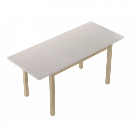 Stół prostokątny Adam 90-125x65cm kaszmir / dąb cremona torro Signal