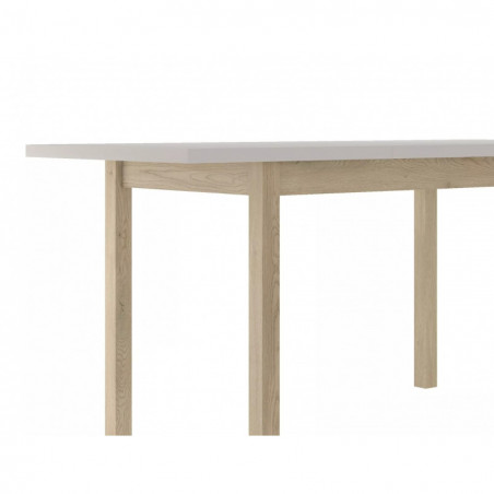 Stół prostokątny Adam 90-125x65cm kaszmir / dąb cremona torro Signal