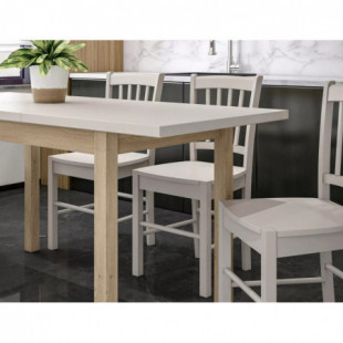 Stół prostokątny Adam 90-125x65cm kaszmir / dąb cremona torro Signal