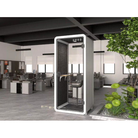 Kabina akustyczna jednoosobowa Small Booth 3D biała Signal