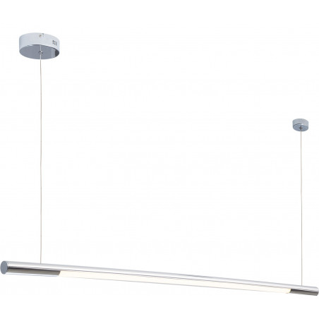Lampa wisząca podłużna liniowa Organic 100 Led chrom marki MaxLight