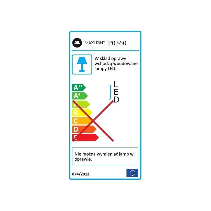 Lampa wisząca podłużna liniowa Organic 150 Led chrom marki MaxLight