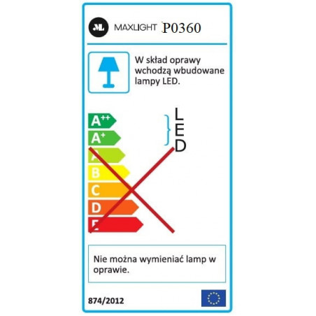 Lampa wisząca podłużna liniowa Organic 150 Led chrom marki MaxLight