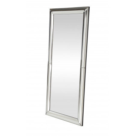 Lustro ścienne glamour Abisso 162x72cm srebrne Halmar