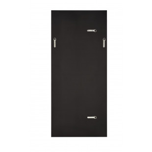Lustro ścienne glamour Abisso 162x72cm srebrne Halmar