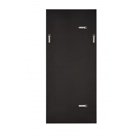 Lustro ścienne glamour Abisso 162x72cm srebrne Halmar