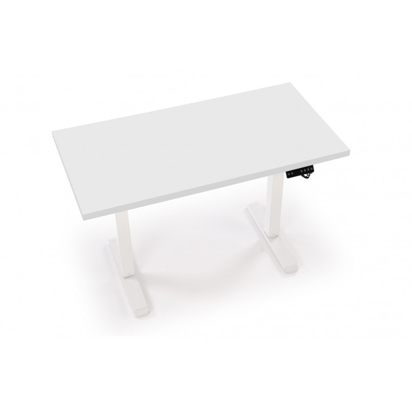 Biurko z regulacji wysokości B54 120x60cm białe Halmar