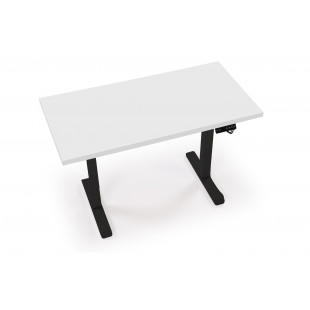 Biurko z regulacji wysokości B54 120x60cm biały / czarny Halmar
